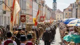 50. Säumerzug in Schärding: Tradition, Partnerstädte und Hitze prägten den Festtag