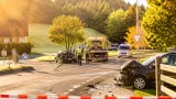 82-Jähriger bei Kreuzungsmanöver tödlich verunglückt — Unfallaufnahmen dauern an