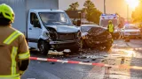 Alkohol am Steuer: Klein-Lkw verursacht Unfall im Kreisverkehr der B178 in St. Johann