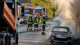 Auto-Brand löste kleinen Waldbrand in Stegersbach aus – Einsatz dauerte rund zwei Stunden
