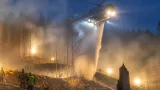 Blitz löst Waldbrand am Kapellenberg in Maria Elend aus – Einsatz mit Hubschrauber und 77 Kräften