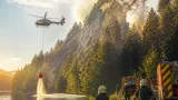 Blitzeinschlag löst Waldbrand am Kuhberg aus – Feuerwehren aus Völkermarkt im Einsatz
