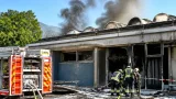 Brand im ehemaligen Hallenbad in Pforzheim: Rauchkuppeln abgeschmolzen, Einsatz dauerte kurz