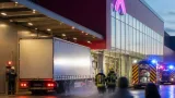 Brandmelder im Mömax lösen Alarm aus: Evakuierung, Ursache bei Lkw-Abgasen festgestellt