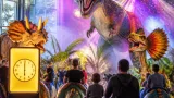 Dino-Ausstellung im HEY! STEYR: Lebensgroße Urzeitgiganten und eine Dino-Disco bieten Familien Ferienprogramm