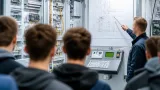 Ehemalige HTL-Schüler kehrten zum Maturaprojekt ins Klinikum Hollabrunn zurück