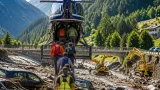Elf Wanderer nach Murenabgang am Parkplatz Nockeralm mit Hubschrauber aus dem Valsertal geholt