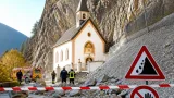 Felssturz bei Loretokapelle in Längenfeld: Auslaufbereich großräumig abgesperrt