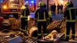 Feuerwehr Hellmonsödt befreit Hund aus Rohr – Tier unverletzt an Besitzer übergeben