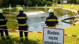 Feuerwehr Schrems mischt Moorbadwasser: Stadt rät bis auf Weiteres vom Schwimmen ab