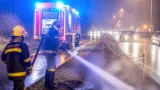 Feuerwerkskörper löst kleinen Brand neben B3 in Luftenberg aus