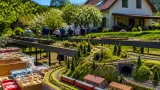 Gartenbahnfest in Hart bei Graz: Modellbahntag mit Mariazellerbahn-Anlagen