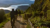 Genuss-MTB-Tour im Naturpark Reutte: Acht Teilnehmer erkundeten Burgen und Seen