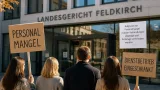 Gerichtsbetrieb in Feldkirch kommende Woche eingeschränkt – Justizvertreter protestieren gegen Personalengpässe