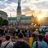 Hamburg mobilisiert: Verstärkte Polizei und große Solidarität beim CSD nach Berliner Anschlag