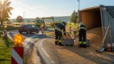 Getreide auf Fahrbahn und Unfall im Kreisverkehr: Spielberg Einsatzreiches Wochenende