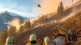 Großbrand bei Matrei: Viele Feuerwehren, Hubschrauber und Bauern im Dauereinsatz