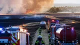 Großbrand im nördlichen Weinviertel: Feuerwehr mit 150 Kräften gegen Flammen