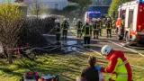 Hecke in Trieben geriet beim Wiesenabbrennen in Brand – Mann verletzt