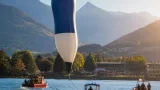Heißluftballon drohte über dem Zeller See zu sinken – Insassen unverletzt gerettet