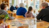 Hortkinder und Seniorinnen trafen sich im Lebensgarten – Generationenprojekt in Oberneukirchen