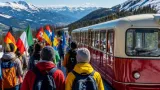 Jugendaustausch: 20 Jugendliche aus 16 Nationen auf Schneebergfahrt des Lions Club