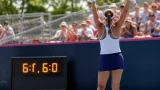 Julia Grabher sorgt in Amstetten für souveränen Einzug ins Viertelfinale