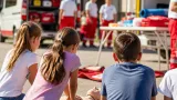 Kinder lernen Erste Hilfe bei Besuch der Rotkreuz-Bezirksstelle in Freistadt