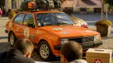 Mit einem knallorangen Kadett 5.000 km für die PSNV: Dresdner Paar startet Balkan-Rallye