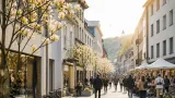 Neugestaltete Viehmarktstraße in Dornbirn eröffnet und als Begegnungsraum freigegeben
