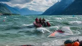 Orkanartige Böen am Achensee: Wasserrettung Schwaz/Achensee bewältigt acht Einsätze