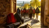 Peacewalk startet in Schlaining: 30 PilgerInnen auf dem Weg für den Frieden