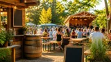Pop-up-Biergarten im Bruck-an-der-Leitha-Park startet am 7. August mit erweitertem Angebot