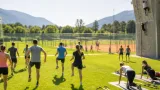 Rund 90 Lenzing-Lehrlinge testeten beim Sportwochenende neue Disziplinen