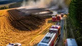 Schnelles Eingreifen verhinderte Ausbreitung: Flurbrand in Holzschlag gelöscht