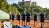 Tennisclub Rosenburg präsentiert neue Vereins‑Trikots dank Unterstützung der Sparkasse Horn