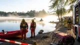 Toter Mann nach Großeinsatz aus Baggersee geborgen — Polizei spricht von Unglücksfall