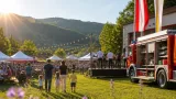 Traditionelles Wiesenfest der Feuerwehr Königsberg lockt Besucher bei bestem Wetter