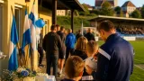TSU Wartberg/Aist feiert 80 Jahre: LASK-Goalie Lukas Jungwirth among Gratulanten