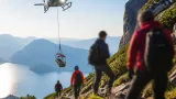 Vier tschechische Wanderer am Traunstein per Hubschrauber gerettet