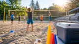 Volleyballverein Stainz: Bewegungs- und Ballsportwoche lockte 25 Kinder ins Freibad