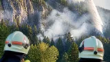 Waldbrand am Ferlacher Horn: Mehrtägiger Einsatz mit Polizeihubschrauber verhindert Ausbreitung