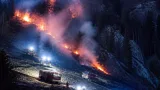 Waldbrand bei Bundesheer-Schießplatz in Molln: Sieben Feuerwehren im Einsatz