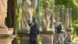 Wolfsberg: Sandsteinfiguren im Stadtpark nach umfassender Reinigung wieder sichtbar