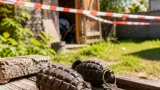 Zwei Handgranaten bei Gartenhausfund entdeckt – Entschärfungsdienst im Einsatz