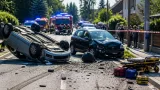 Zwei Verletzte nach Auffahrunfall in Oslip – ein Pkw überschlug sich