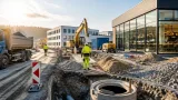Zwettl: Gewerbegebiet wächst — Kanalnetz, Bäckerei und Bürobauten in Umsetzung
