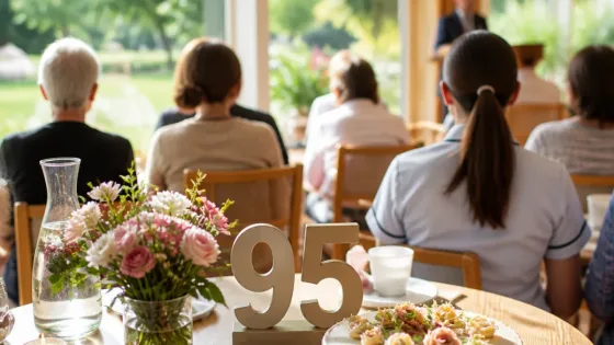95. Geburtstag im PBZ Hollabrunn: Familie, Ehrengäste und ein Gedicht für die Urli