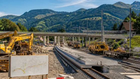 Ausbau der Bahnverbindung Feldkirch–Buchs: Halbe Strecke fertiggestellt — Folgen für Feldkirch