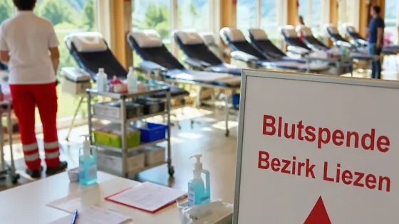 Blutspenden im Bezirk Liezen: Hinweis auf lokale Termine und Bedeutung für die Versorgung